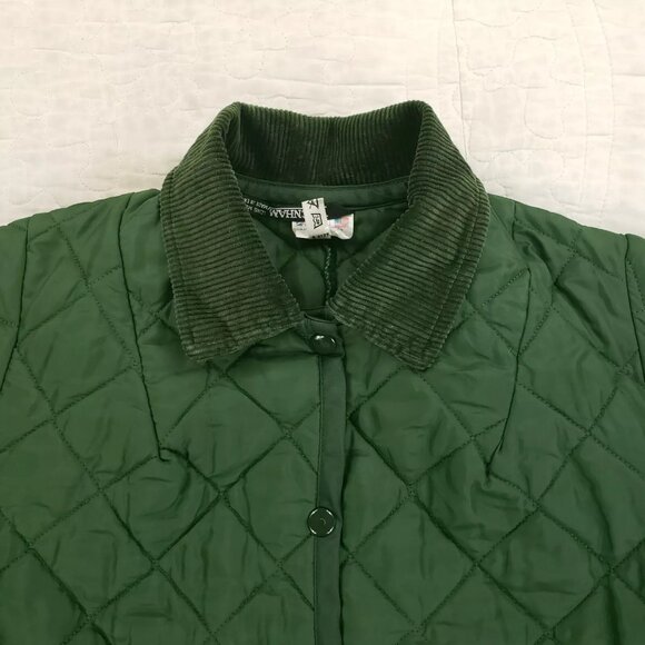 Lavenham Quilted Equestrian Jacket Womens US Size 10 Green - Picture 6 of 9